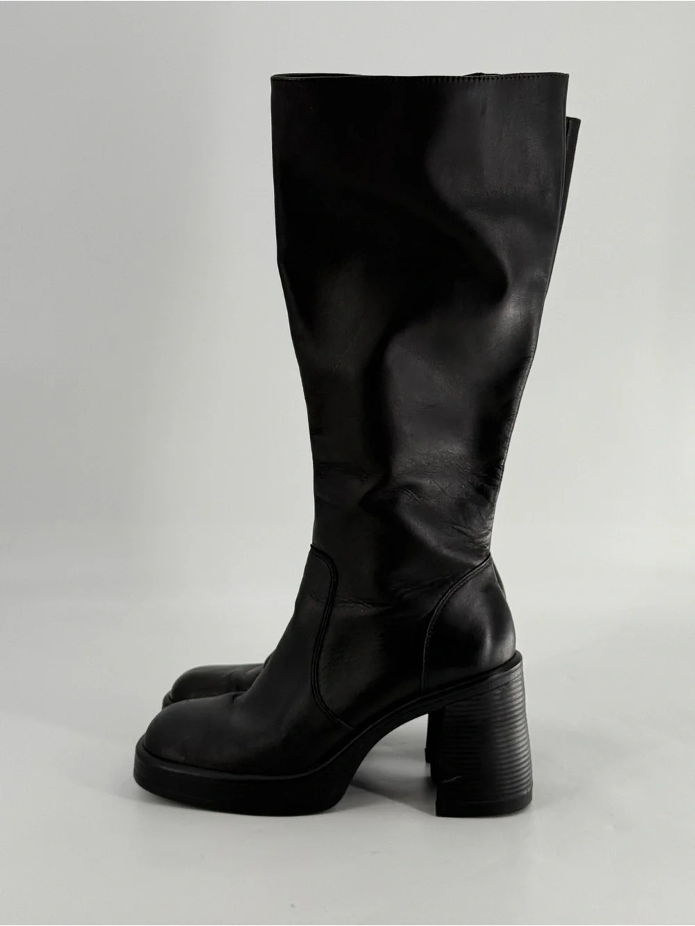 Steve Madden Fanatik Tall Platform Chunky Boots 10